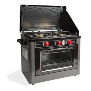 Portable outdoor gas oven and cooktop